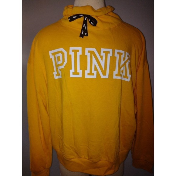Victoria Secret Pink Graphic Cowl Slouchy Pullover Sweatshirt - Picture 6 of 8